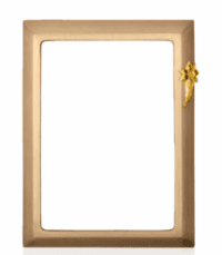 Cornice Rettangolare con Fiore parete
