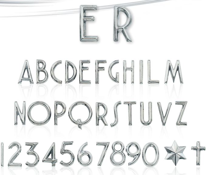 Lettere Carattere Moderno